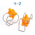 YS Double Clip Pipe Clamp New Plastic Spray Nozzle for Car Washing Flat Fan Clamp with Clip-Eyelet Convenient Cleaning Tool