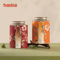 Tianhui Empty High-Quality Airtight Big Canister for Tea Storage Container Tea Tins