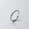 Low MOQ Wholesale Braided Rings Fine Jewelry 925 Silver Unique Adjustable Rings