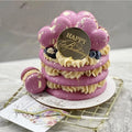 JUXINDA Round Acrylic Birthday Cake Decorating Plate with Markings Suitable for Birthday Party Cake Decorating Supplies.