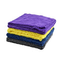 Soft Edgeless 550 GSM 40 X 40 cm Car Accessories Plush Coral Fleece Cleaning Cloth Microfiber Towel for Car Auto Detailing