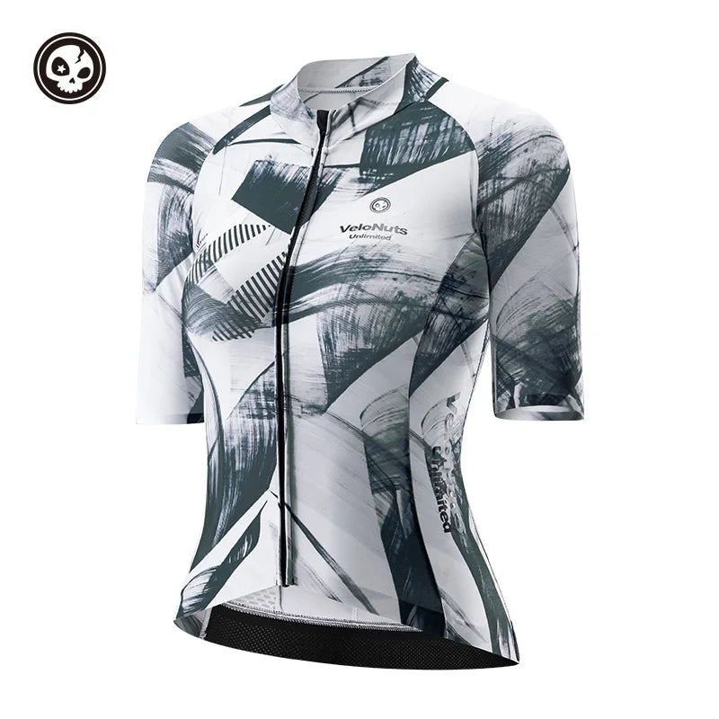 VNS Women Short Top Lightweight Cycling Jersey Pro Jersey Professional Mtb Cycling Breathable Elastic Summer for Adults