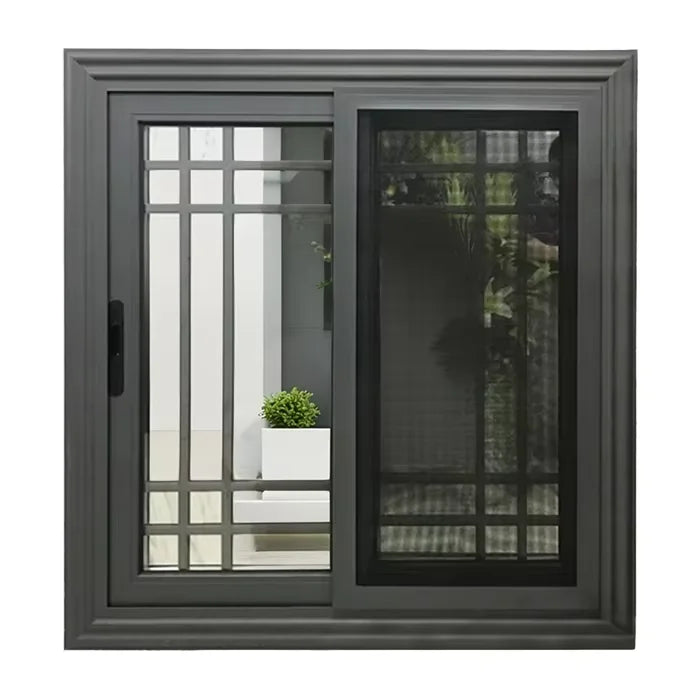 Factory Customized Modern Hurricane Impact Double Glazed Horizontal Louver Stainless Steel Heat Insulation Aluminum Alloy