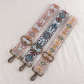 Exquisite Maple Leaf Pattern Oblique Span Bag Strap Telescopic & Strong with Adjustable Size Shoulder Strap