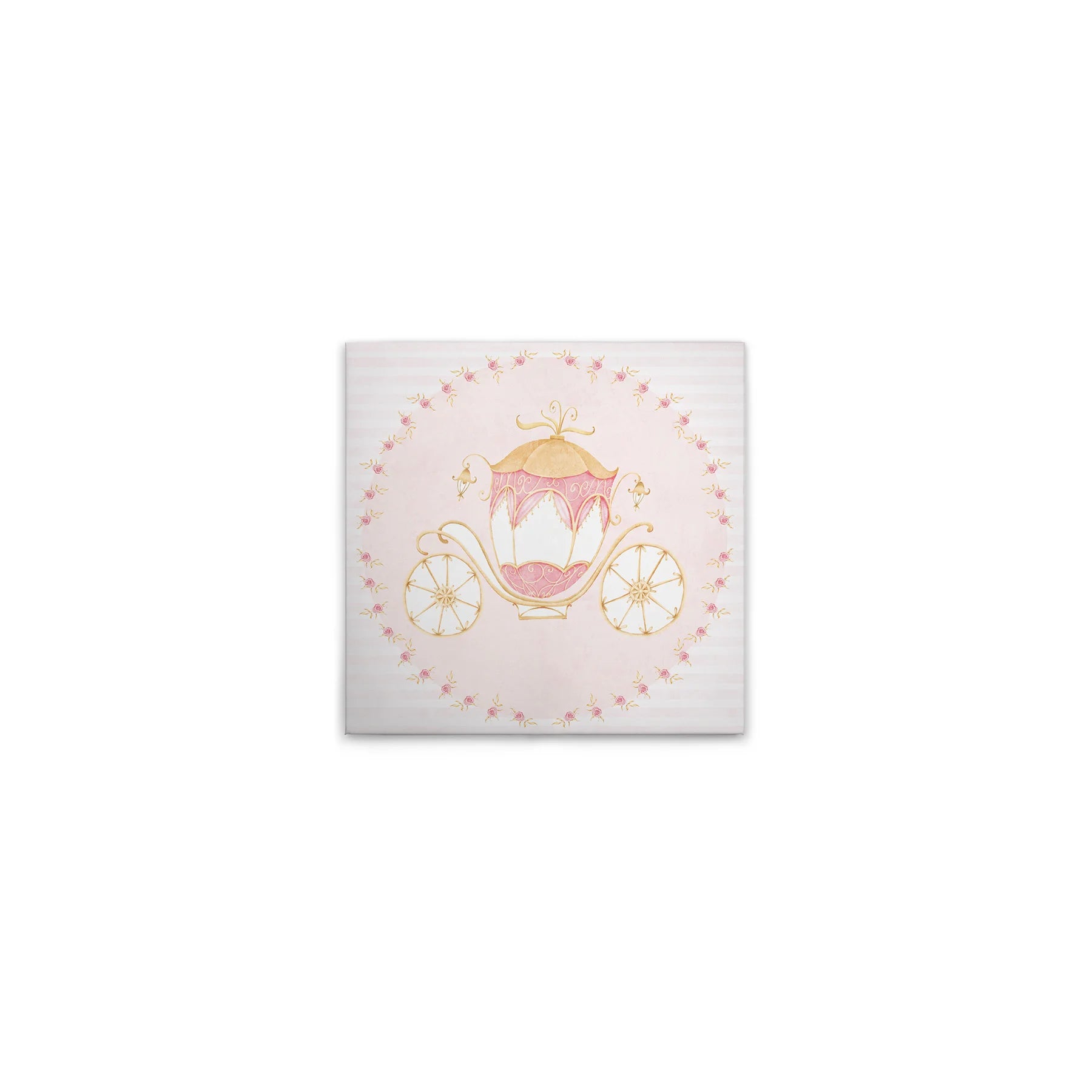 Made In Germany - Home Decor Canvas Picture Princesses - Wall Mural In Beige And Yellow - Canvas Picture On Stretcher Frame