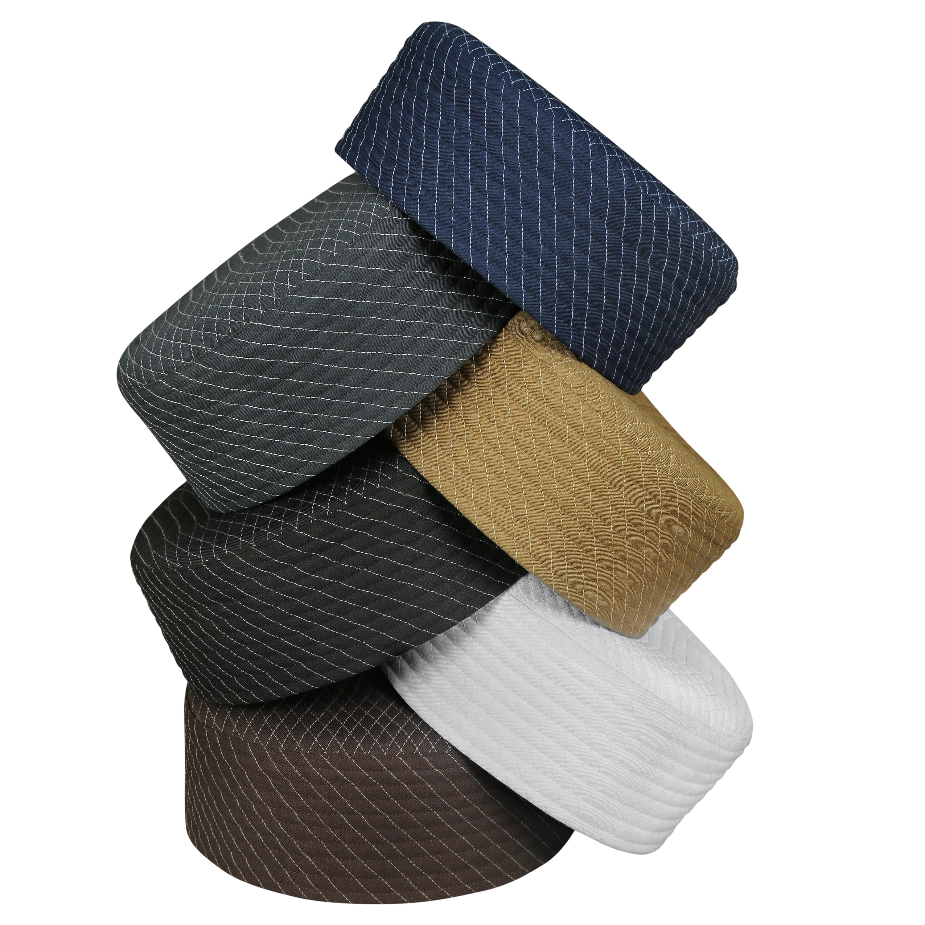 ASMAR KUFI Comfortable Breathable Islamic Design Hand Stitched Polyester Cap for Autumn Spring Summer Clothing Accessories