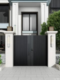 High-End Customization Luxury Double Entry Exterior Entrance Door Modern Villa Security Design Cast Aluminum Copper Supermarket