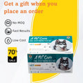 Quickingbio Veterinary CDV CPV Combo Rapid Test for Detecting Canine Parvovirus Distemper Antigen / Kit De Pruebas Veterinarias