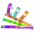 Factory High Quality Waterproof Cheap Shiny Laser Wristband Event Party Concert Shows Glitter Customized Color & Logo Bracelet
