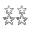 MOQ 2pcs Wholesale Wedding Jewelry Fancy Large Star Dangling Earrings
