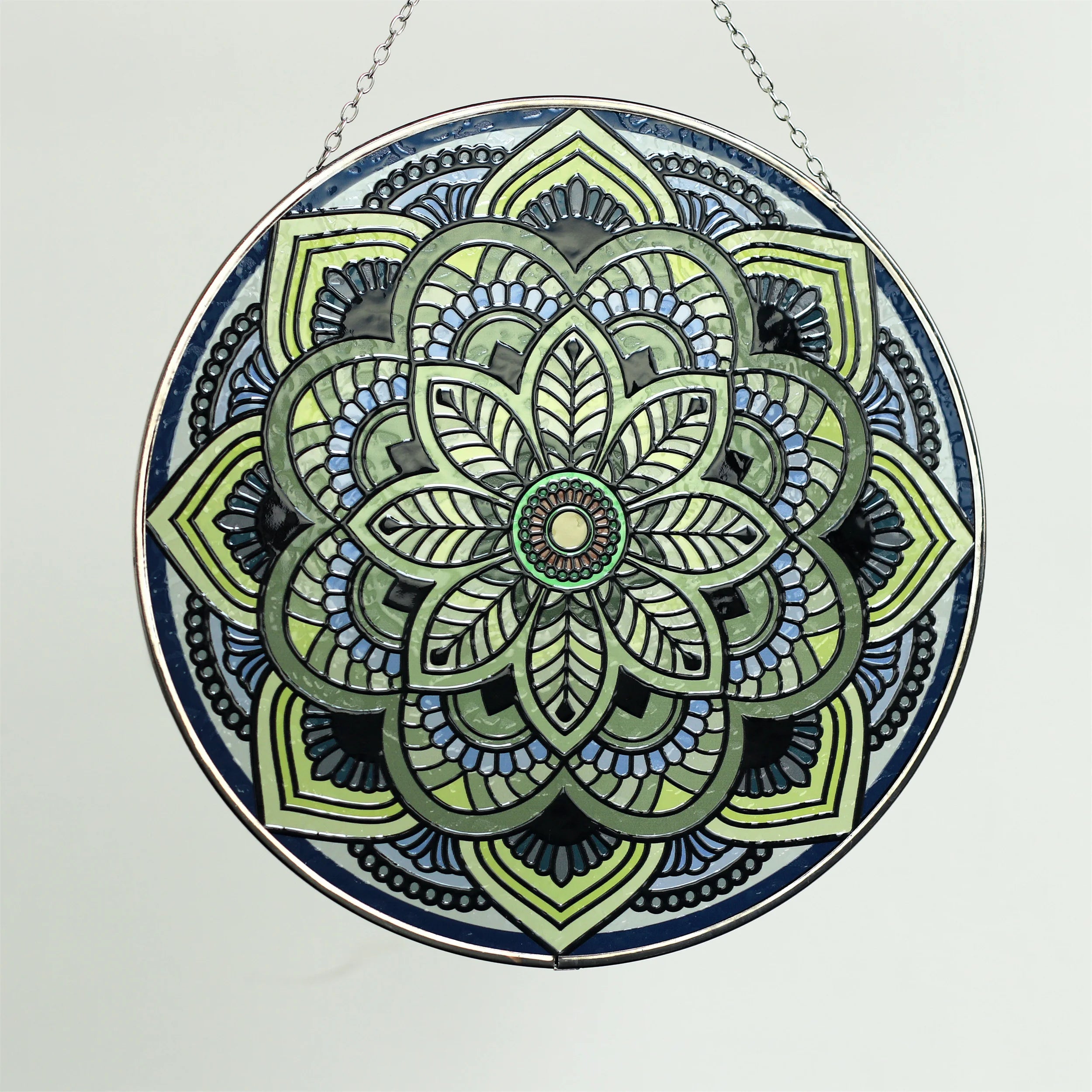 Free Shipping Stained Glass 6mm Lamp Stain Umbrella Grinder Wall Art 3D Sticker Aluminum Alloy Frame Customized Color Great
