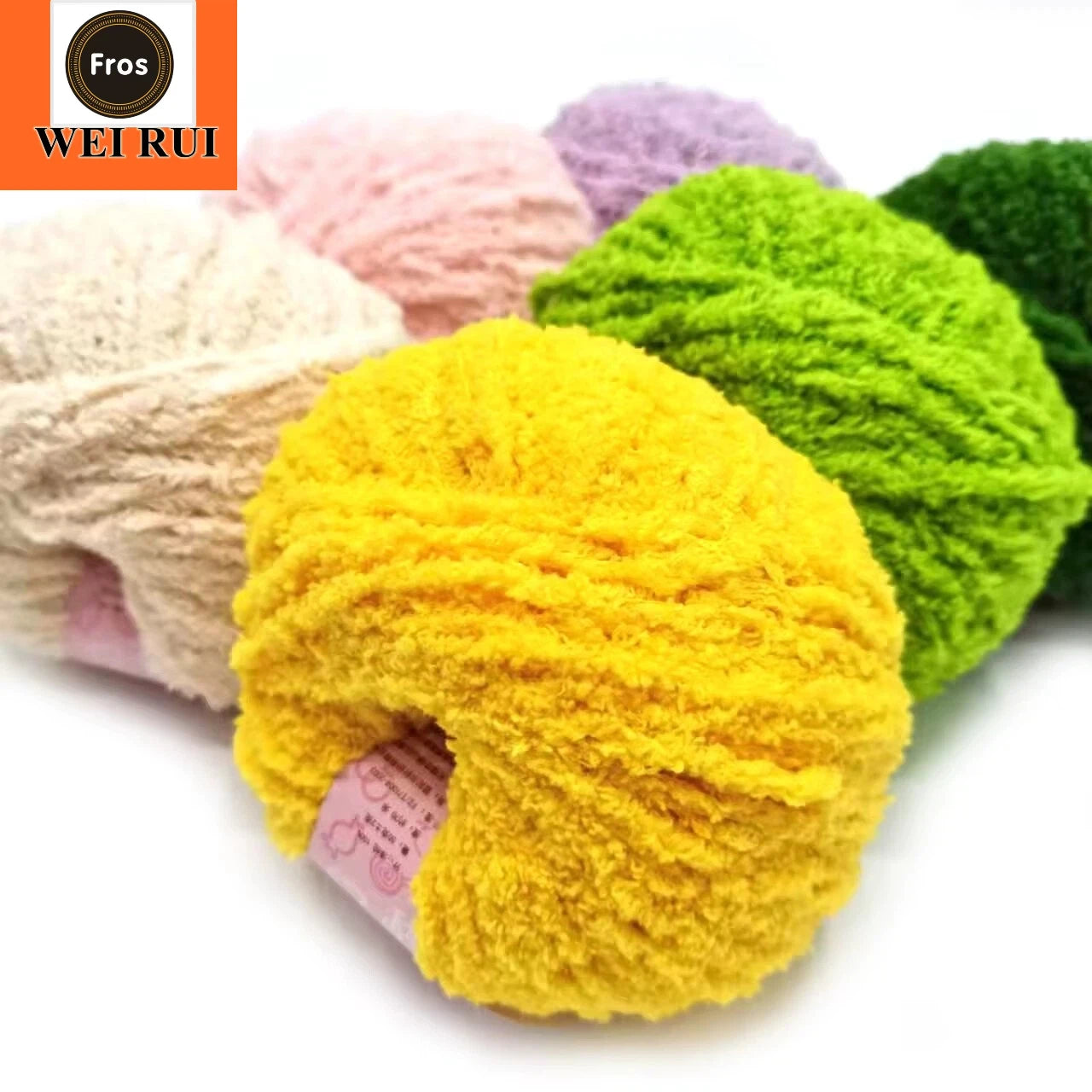 OEKO-TEX Crochet Dolls Soft Polyester Spandex Yarn Crochet