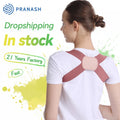 New Posture Correction Belt Anti-Hunchback Open Shoulder Straight Back Breathable Available in White Pink Black