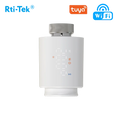 Tuya Smart LED Thermostatic Radiator Valve IP20 Protection Anti-flammable PC 110-230V Easy Installation Floor Heating Systems MegaBDM