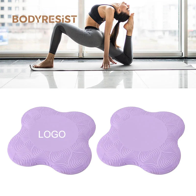 Anti-Slip Yoga Knee Pad 2-Pcs Neoprene and Eva Protective Kneeling Support Cushion for Pilates and Sports Balance
