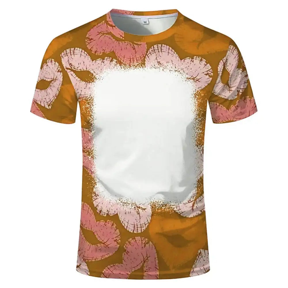 Tech Custom Printed Digital Printing Men's for Shirt Hip Hop Style Quick Dry Breathable Eco-Friendly Summer Wear
