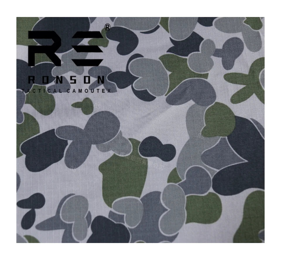 NC5050 Urban Camo Nylon Cotton Fabric NYCO Ribstop Camo Printed Tactical Uniform Fabric for Boys' Bags Dresses Toys Australia