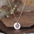 Low MOQ Wholesale 925 Sterling Zircon Christian Classic Party Silver Heart Pendant Necklace