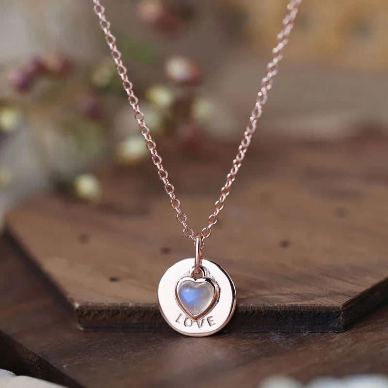 Low MOQ Wholesale 925 Sterling Zircon Christian Classic Party Silver Heart Pendant Necklace