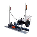 High powerful Ride on Concrete Laser Leveling Machine 2.4m 25HP Floor Cement Leveler