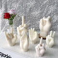 Finger Candle Silicone Mold Resin Cake Baking Tool Candle Soap Mold Various Hand Shapes 3D Handmade Home Decor Gift