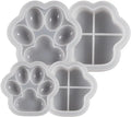 Cat Claw Storage Box with Frosted Flat Cover Silicone Molds for Candle Making and Baking Making Soap Wax Cake Mousse Ice Cream