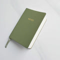 Leather Journal Portable Mini Soft Leather Cover Gold Logo Customizable School Supplies MegaBDM