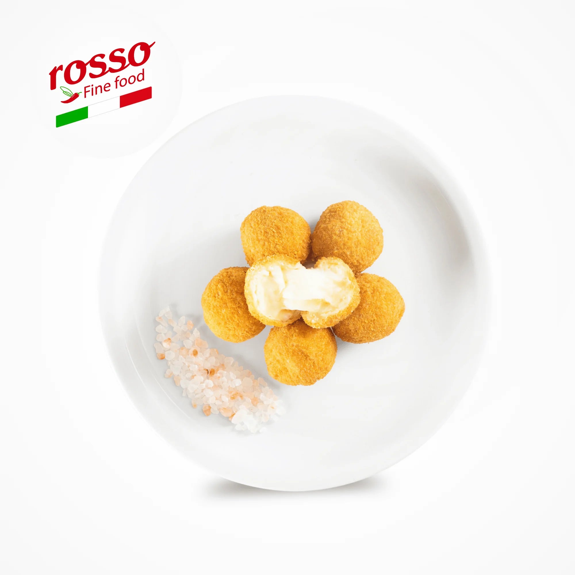 Bachetti Food Breaded Mozzarelline Quick-Frozen Snack 250g 18 Pieces Tender Little Mozzarella Balls Bag