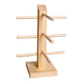 Wooden Sunglasses Display Stand Natural Eyewear Showcase Rack Retail  Shop  Desktop Free Standing Glasses Holder Frame Rack
