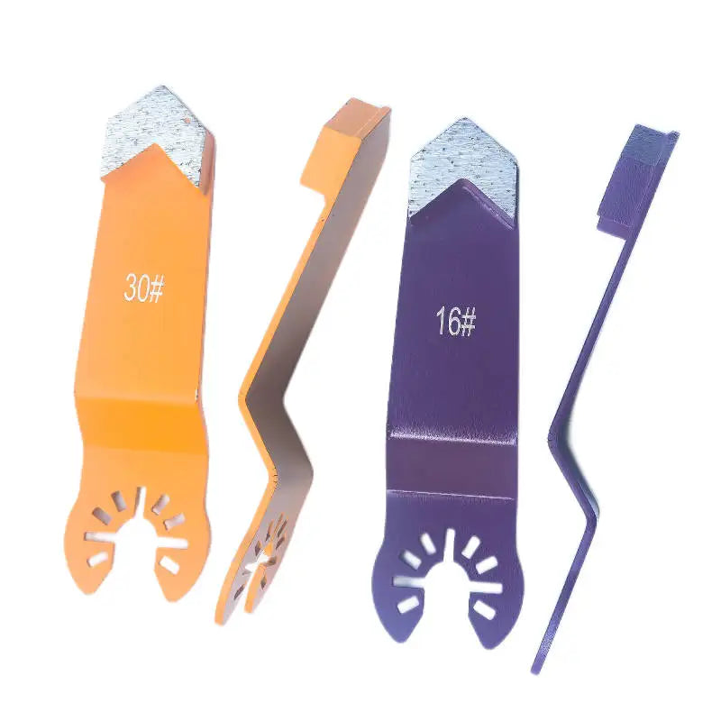 Open Back Interface Universal OIS Oscillating Diamond Grinding Blade with Single Arrow Segment for Concrete Edge Preparation