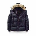 Wholesale High Quality Breathable Quick Dry Front Logo Plus Size Men's Winter Puffer Jacket Customized Color
