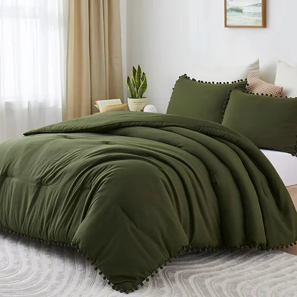 Best Selling Products Lightweight Quilt Custom Luxury Polyester Comforter Bed Set for Hotel & Home 3-Pieces Bedding Sets