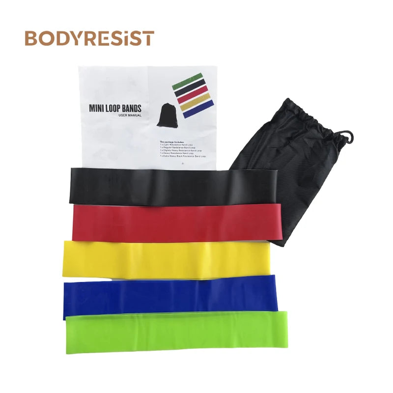 Danyang Zhenxing  Brand New Custom Printed Short Mini Elastic Hip Leg Exercise Resistance Loop Bands Workout