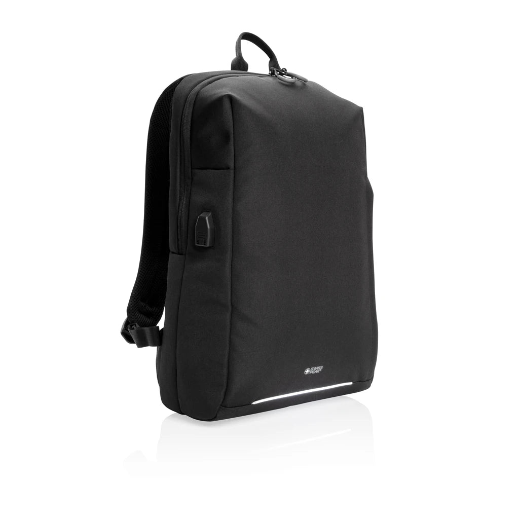 For Swiss Peak AWARE Corporate Laptop Backpackâ„¢ RFID and USB Features