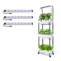 Factory Professional Customized 3-Layer Electronic Self-Watering Plastic Metal Home Balcony Garden Pots Planter System for