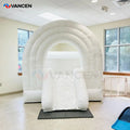 Indoor Playground Soft Play Mini PVC White 10x8ft Jumpy Rainbow Bouncy Castle Inflatable Commercial Toddler Bounce House