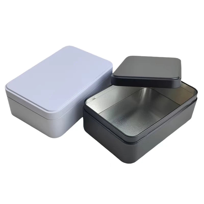 150x100x52mm  Rectangular Tin Box Custom Gift Card Metal Box Cosmetic Packing Box
