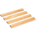 Set 4 Modern Solid Wood Mahjong Tile Racks Durable Eco-Friendly Customizable Moulding Stands Game Display Hotel/Villa