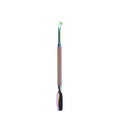 Professional Double Sided Stainless Steel Nail Art Tool Durable Colorful Cuticle Pusher Disposable Rainbow Double Nail Cleaning