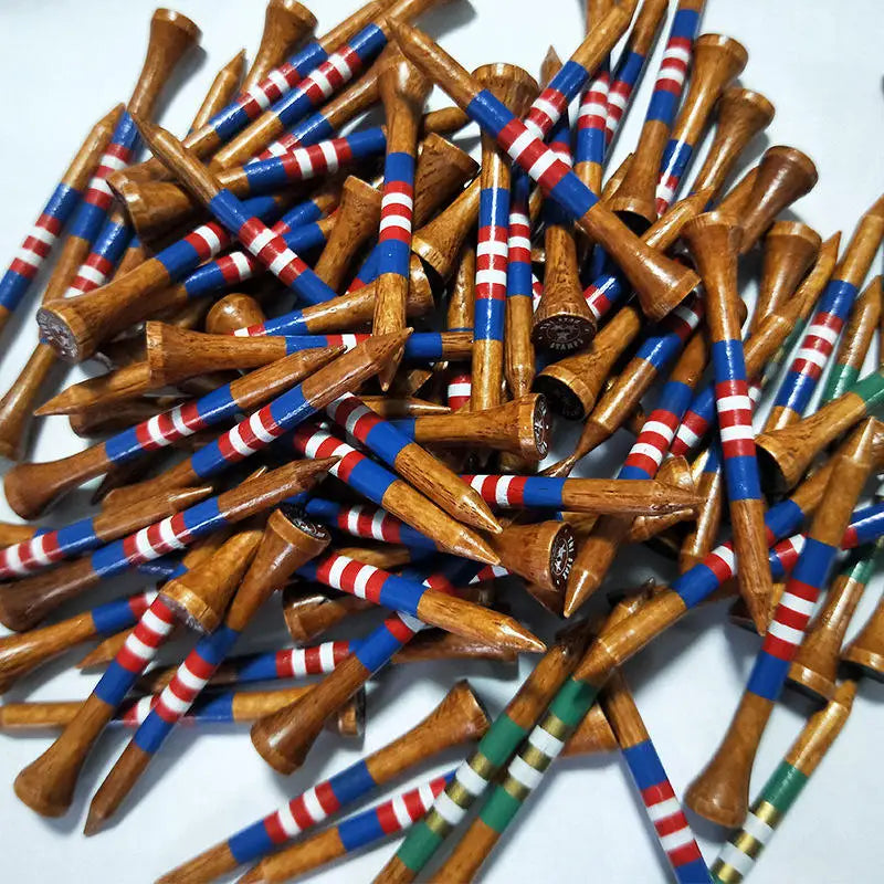 Factory Direct Supply of Eco-friendly Bamboo Golf Tees Available in All Sizes Customizable Logo Natural and Durable Wholesale