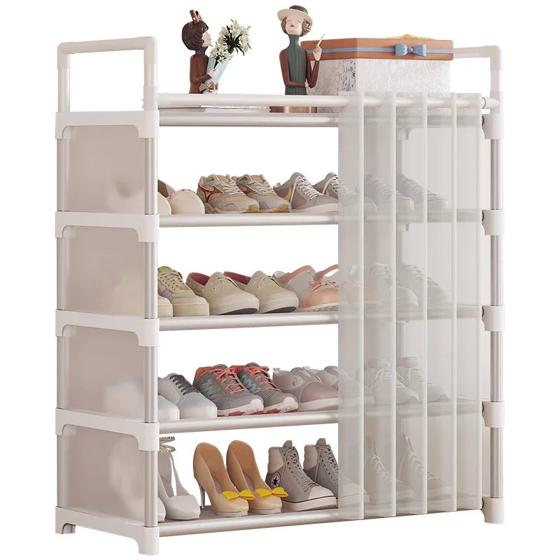 Best-selling Living Room Multi-layer Large Capacity Sliding Door Dust-proof Function Shoe Rack