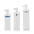 100ml 200ml 300ml 400ml 500ml PET Refillable Round Shampoo Empty Bottle Facial Cleanser Shower Gel with Pump Plastic Packaging