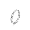 Wholesale Fashion Heart Shaped Ring Simple Ins Style Hollow Design 925 Sterling Silver Jewelry Ring for Women Gift