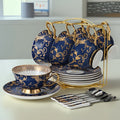 Wholesale Customizable Bone China Coffee Cup Set Cups & Saucers Suitable for Hotels Bars and Restaurants