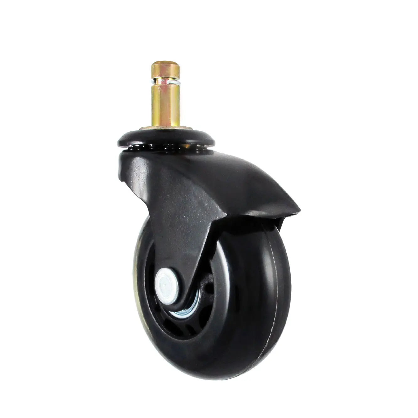2.5 Inch Smooth Rolling Chair Caster Wheels 3/8\" X 7/8\" Stem for Outdoor Warehouse Hospitals Living Rooms Dining Areas