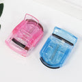 Portable Compact Non-Slip Long-Lasting Curled Lash Safe Pink Blue Dual-Color Optional Mini Plastic Eyelash Curler