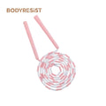 2025 New Design Customs Adjustable TPR Handle PE Beaded Skipping Jump Rope