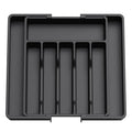 Extendable Kitchen Cutlery Storage Box Portable Storage Tray for Kitchen Forks Knives Spoons Collecting Household