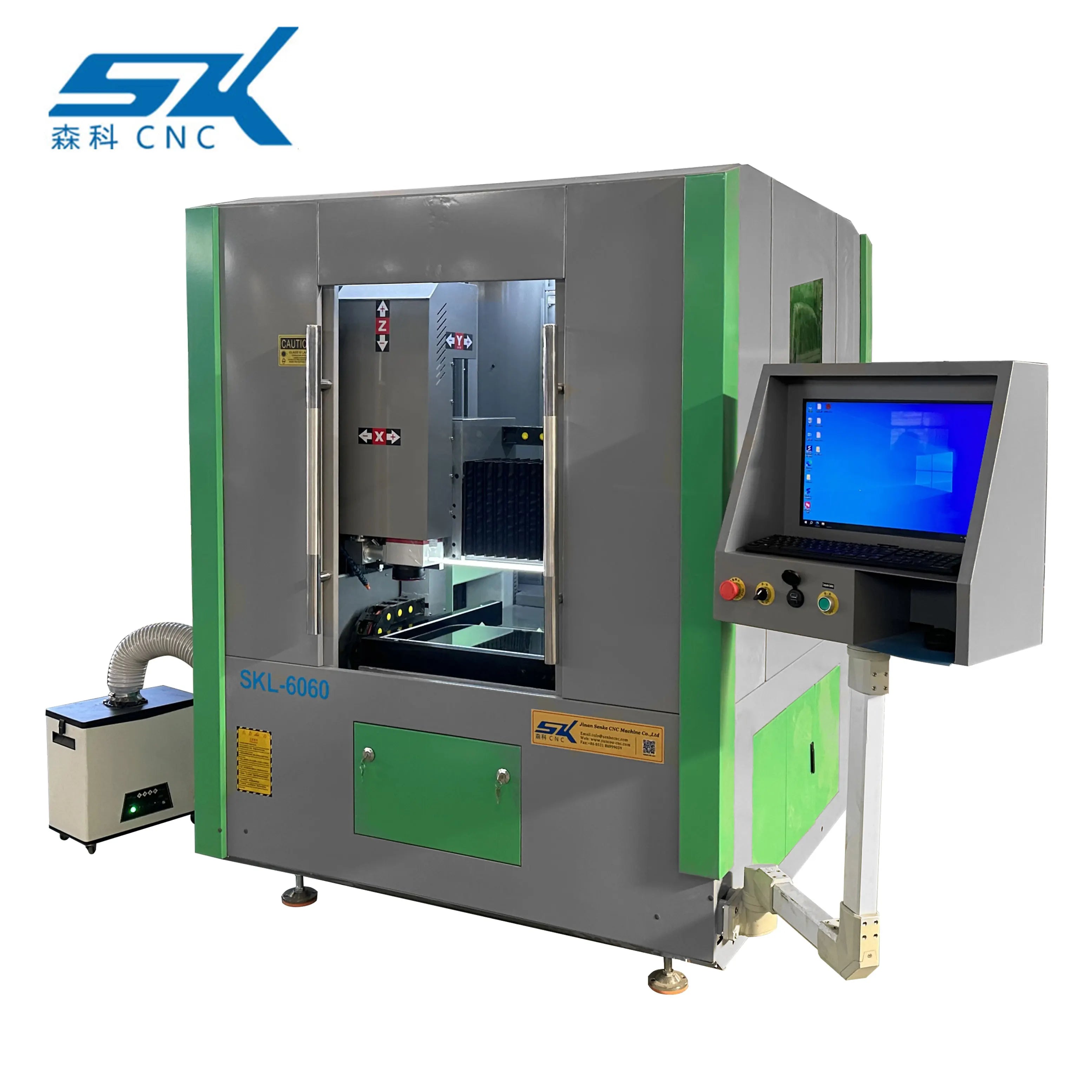 Mini Portable Automatic Positioning Vertical Fiber Laser Glass Cup Bottle Tube Hole Drilling Machine PLC Motor Pump Gear CNC