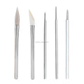 Boasta Jewelry Burnisher Agate Polishing Tool Steel Handle Sword Shape Oval Shape Round Shape Goldsmith Smoothing Finishing Tool